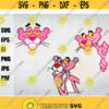 Pink Panther svgfor cricutcut files silhouette Cricut instant download files digital Layered SVG Design 46