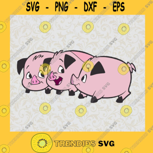 Pink Pigs Svg The Range Cartoon Svg Disney Cartoon Svg Walt Disney Svg