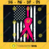 Pink Ribbon USA Flag svg Breast Cancer svg Grunge Flag svg Breast Cancer Awareness svg