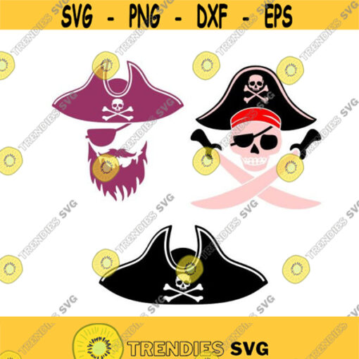 Pirate Crossbones jolly roger Cuttable Design SVG PNG DXF eps Designs Cameo File Silhouette Design 1838