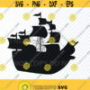 Pirate Ship 1 SVG File For Cricut SVG Silhouette Clipart SVG Image Sailboat svg Eps Png Dxf Clip Art Sail boat Nautical svg Design 747