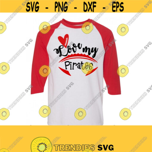 Pirates Football SVG Gameday SVG Football SVG Football T Shirt Svg Pirates Svg Digital Svg Cut Files Svg Dxf Eps Ai Png Jpeg Design 880