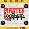 Pirates Football SVG Team Spirit Heart Sport png jpeg dxf Commercial Use Vinyl Cut File Mom Dad Fall School Pride Cheerleader Mom 2541