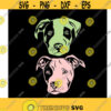 Pit Pitbull dog Lover Cuttable Design SVG PNG DXF eps Designs Cameo File Silhouette Design 955