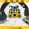 Plaid Pumpkin Svg Sunflowers Svg Thanksgiving Cut Files Fall Farmhouse Svg Dxf Eps Png Autumn Svg Door Hanger Svg Silhouette Cricut Design 1955 .jpg