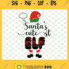 Plaid Santas Cutest Elf SVG PNG DXF EPS 1
