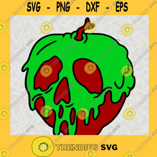 Poison Apple Svg Cricut Files Snow White Svg Cartoon Svg Apple Svg Disney Svg