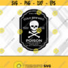 Poison Halloween label SVG poison svg halloween decor svg halloween svg Svg png eps dxf digital download file Design 403