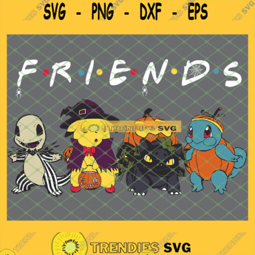 Pokemon Best Fiends Tv Show Horror Movies Halloween SVG PNG DXF EPS 1