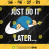 Pokemon Snorlax Just Do It Later Svg Png