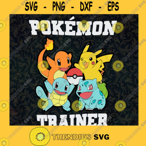 Pokemon Trainer New SVG Digital Files Cut Files For Cricut Instant Download Vector Download Print Files