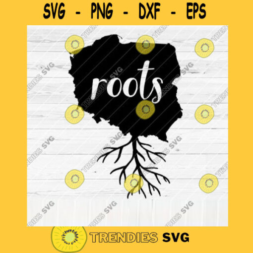 Poland Roots SVG File Home Native Map Vector SVG Design for Cutting Machine Cut Files for Cricut Silhouette Png Pdf Eps Dxf SVG