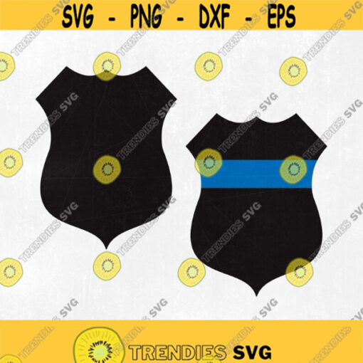 Police Officer Badge SVG Instant Download Vinyl Craft Cutting File Die Cut Template Clip Art Digital Download. Design 263