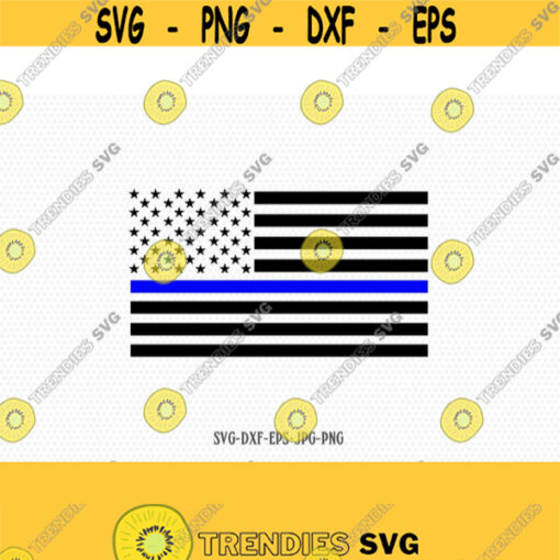 Police usa flag svg Law Enforcement svg American USA cut File svg jpg png dxf Silhouette cricut Design 306