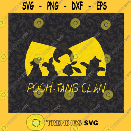 Pooh Tang CLan SVG Winnie the Pooh Wu tang Clan SVG Winnie the Pooh SVG Pooh Bear SVG Cutting Files Vectore Clip Art Download Instant