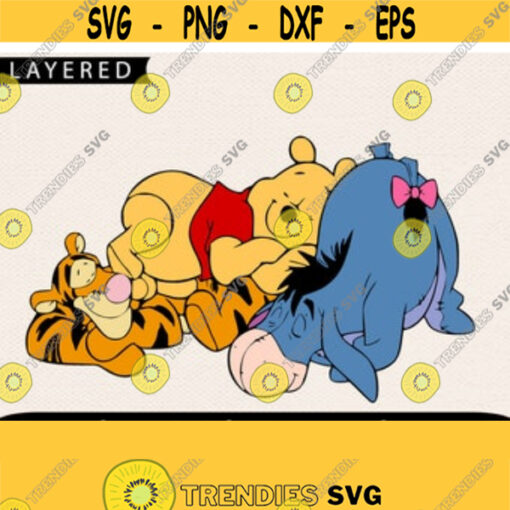 Pooh Tigger Eeyore Svg Winnie The Poon Svg Disney Svg Winnie Svg Winnie Svg Winnie And Friends Svg Svg For Friends Family Svg Design 97