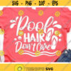 Pool Hair Dont Care Svg Summer Quote Svg Pool Cut Files Vacation Svg Dxf Eps Png Summertime Clipart Flip Flop Svg Cricut Silhouette Design 546 .jpg
