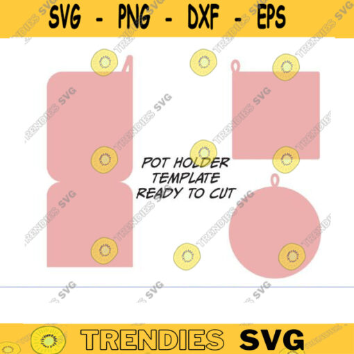 Pot Holder Template Pot Holder svg png pdf eps ai jpg dxf Pot Holder svg Potholder template svg bundle ready to cut copy