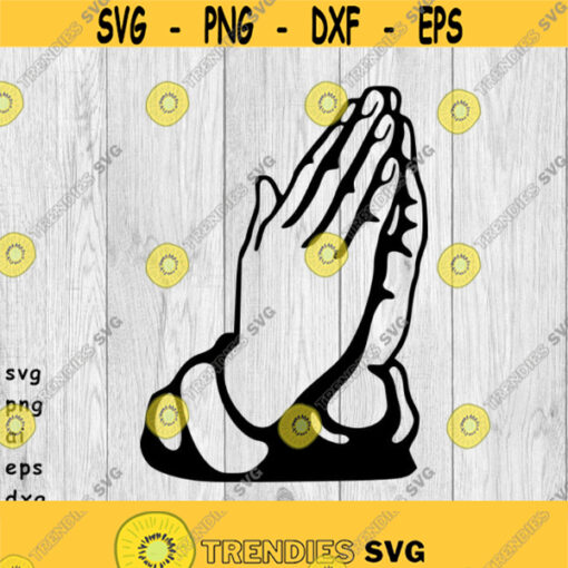 Praying Hands Praying Prayer svg png ai eps dxf DIGITAL FILES for Cricut CNC and other cut or print projects Design 153