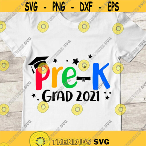 Pre K Grad 2021 SVG Pre K Graduation SVG Pre Kindergarten Graduation 2021 cut files