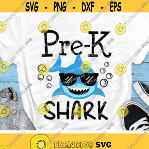 Pre K Shark Svg Back To School Svg Pre K Svg Preschool Svg Teacher Svg Dxf Eps Png Boys Shirt Design Kids Cut Files Silhouette Cricut Design 214 .jpg