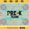 Pre K Team svg png jpeg dxf cut file Commercial Use SVG Back to School Faculty Squad Group Elementary Prek Preschool Teacher 1142
