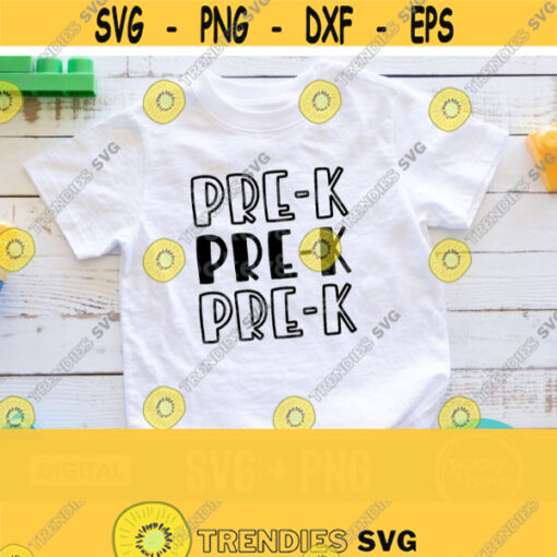 Pre Kindergarten Svg Kids School Shirt Svg Pre K Svg Hello Pre K Svg File Teacher Svg PreK Svg Png Commercial Use Design 472