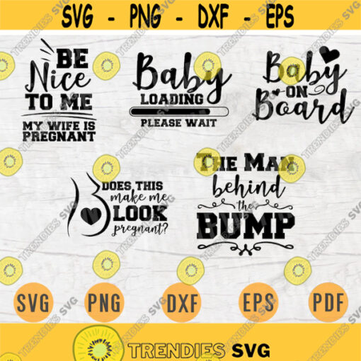 Pregnancy SVG Bundle Pack 5 Svg Files for Cricut Pregnancy Quotes Vector Pregnancy Svg Pack Cut Files INSTANT DOWNLOAD Iron On Shirt 3 Design 695.jpg