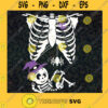 Pregnant Skeleton SVG Halloween SVG Skeleton SVG Skeleton Witch SVG Cut Files For Cricut Instant Download Vector Download Print Files