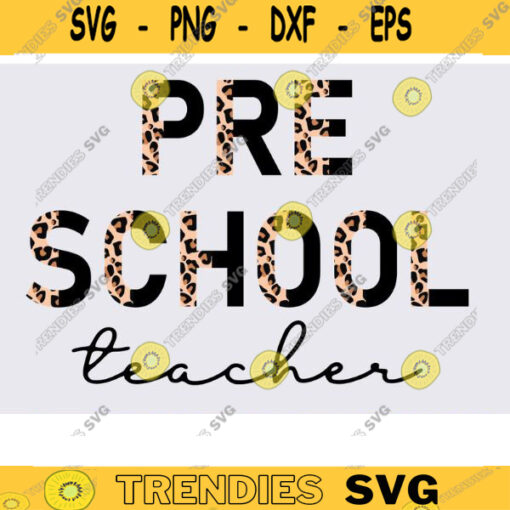 Preschool teacher half leopard svg png virtual teacher back to school svg teaching Designs teacher leopard svg png Funny teacher design copy