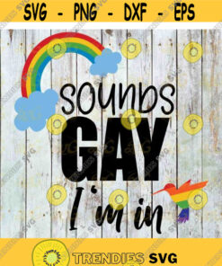 Pride Sounds Gay I;m In Bird Svg, Hummingbird Svg, LGBT svg, gay Svg, Lesbian Svg, cricut file, clipart, svg, png, eps, dxf Design -583