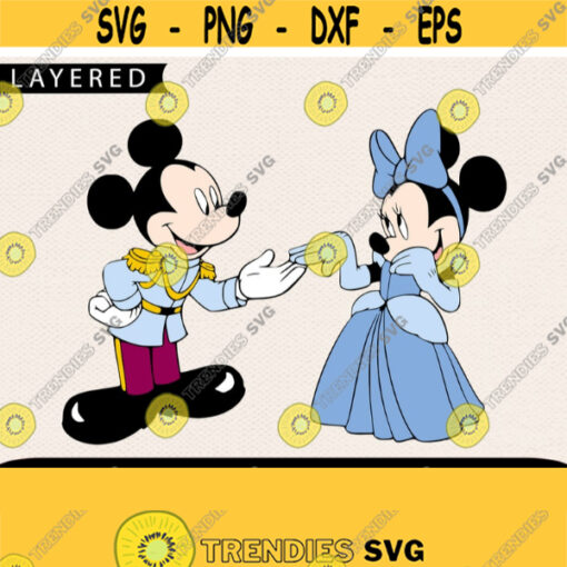 Princess Minnie Svg Prince Mickey Svg Disney Svg Cricut Files Minnie Svg Mickey Svg Prinsess SvgDisney Princess SvgDisney Prince Svg Design 423