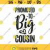 Promoted To Big Cousin Svg Png Eps Pdf Files Big Cousin Svg Promoted To Cousin Cricut Silhouette Design 363