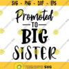 Promoted to Big Sister Decal Files cut files for cricut svg png dxf Design 201