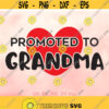 Promoted to Grandma svg Grandma svg New Grandma Shirt svg Baby Announcement Gift For Mom svg Pregnancy svg Cricut Silhouette Cut Files Design 543
