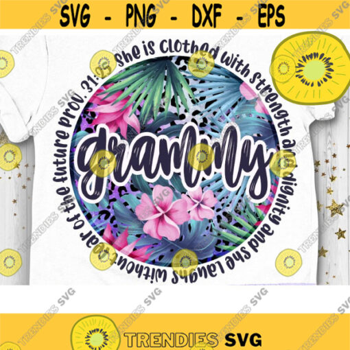 Proverbs Grammy PNG Grammy Sublimation Floral Grandma Mothers Day Png Blessed Grandma Png Grammy Print File Design 601 .jpg