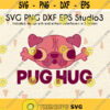 Pug Hug SVG Cut Files Gravity Falls Inspired Design Dog Lover SVG Digital Download svg dxf png eps studio3Design 85.jpg