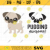 Pug SVG DXF Files for Cricut or Silhouette Cute Pug Funny Pug Puppy Dog svg dxf Cut File Clipart Clip Art Commercial Use copy