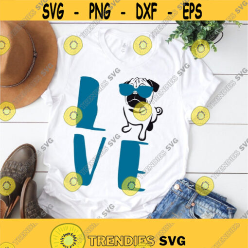 Pug svg dog svg pug dog svg dog mom svg dog lover svg pug clipart svg pug mom svg iron on clipart decal SVG DXf eps png Design 342