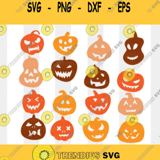 Pumpkin Faces SVG Pumpkin Face Svg Bundle Pumpkin Face Svg File Pumpkin Face Png Pumpkin Svg file for Cricut Silhouette Sublimation