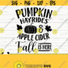 Pumpkin Hayrides And Apple Cider Fall Is Here Fall Svg Fall Quote Svg October Svg Autumn Svg Pumpkin Svg Fall Shirt Svg Fall Sign Svg Design 277