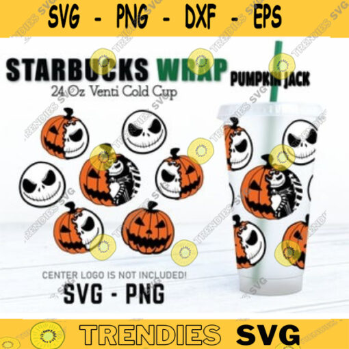 Pumpkin King Starbucks Cold Cup SVG Full Wrap for Starbucks Venti Cold Cup Halloween Starbucks Svg SVG Files for Cricut Instant Download 18