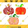 Pumpkin Mandala Print Pattern Cuttable SVG PNG DXF eps Designs Cameo File Silhouette Design 1697