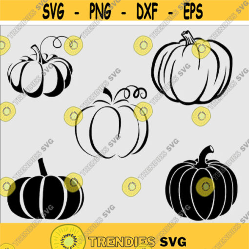 Pumpkin SVG Bundle Thankful Harvest Pumpkin SVG Fall Leaves SVG Thanksgiving Svg Pumpkin Svg Files For Cricut Autumn Sign Svg .jpg
