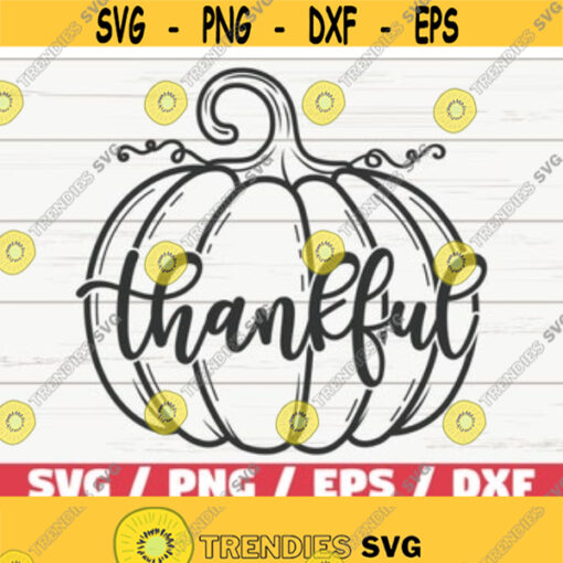 Pumpkin SVG Cut File Cricut Commercial use Instant Download Thankful SVG Pumpkin Outline Fall SVG Thanksgiving Svg Design 1104