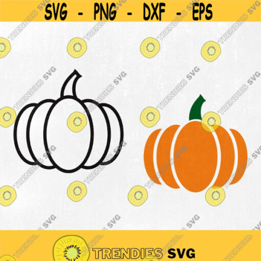 Pumpkin SVG Fall Pumpkin SVG Autumn pumpkin outline SVG svg png jpg eps dxf studio.3 Cut files for Cricut and Silhouette Clipart. Design 313