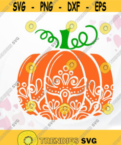 Pumpkin SVG, Mandala SVG, Thanksgiving svg, Floral Pumpkin svg, Pumpkin cut file, Fall SVG, Halloween svg, Mandala Cricut svg Design -229