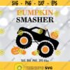 Pumpkin Smasher svg Boy Halloween SVG Pumpkin monster truck svg Pumpkin truck svg Boy Halloween shirt design Boys Cricut Silhouette Design 93