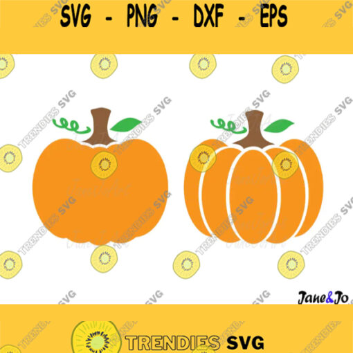 Pumpkin Svg Fall Pumpkin Svg Pumpkin Clipart Pumpkin Silhouette Cameo Cricut Cutting Files Pumpkin vectorPumpkin DXFThanksgiving