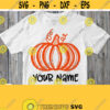 Pumpkin Svg Personalized Pumpkin Shirt Svg File Halloween T shirt Svg Thanksgiving Harvest Fall Autumn Design for Cricut Silhouette Design 331